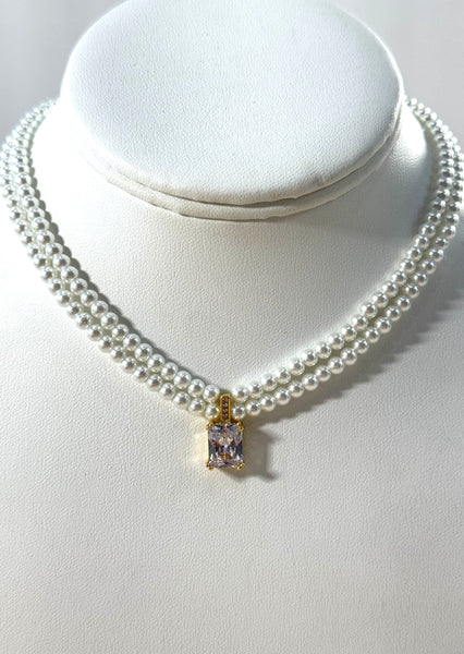 Swarovski Pearls Wedding Necklace