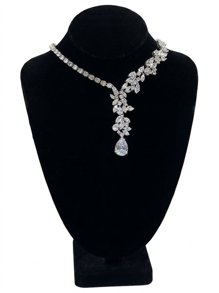 Bridget, Cubic zircon Wedding/Special event Necklace With With AAA Quality Cubic zircon clear stone&nbsp;