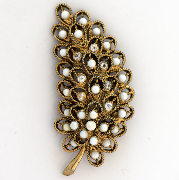 Heftsi Vintage Gold Broche