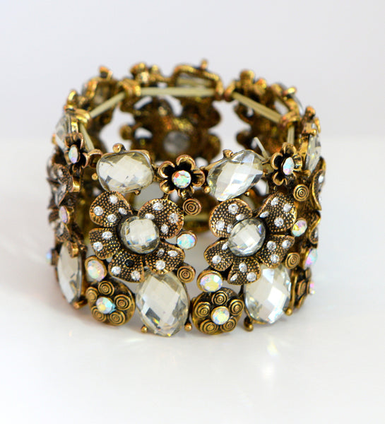 Heftsi Gold Plated Bracelet With Cubic Zircon