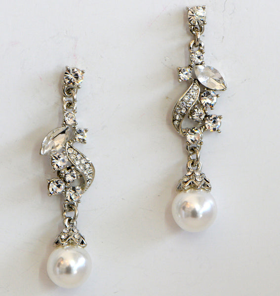 Heftsi Pearl Earrings, Wedding Collection