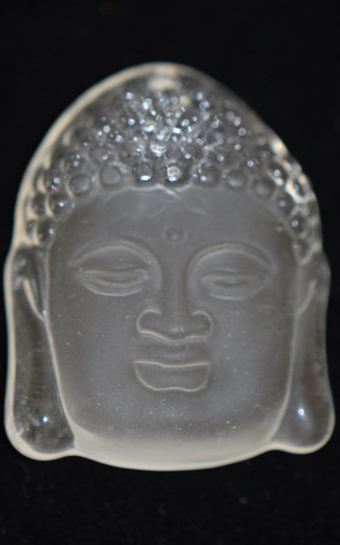 Heftsi Natural quartz White crystal Buddha Sakyamuni
