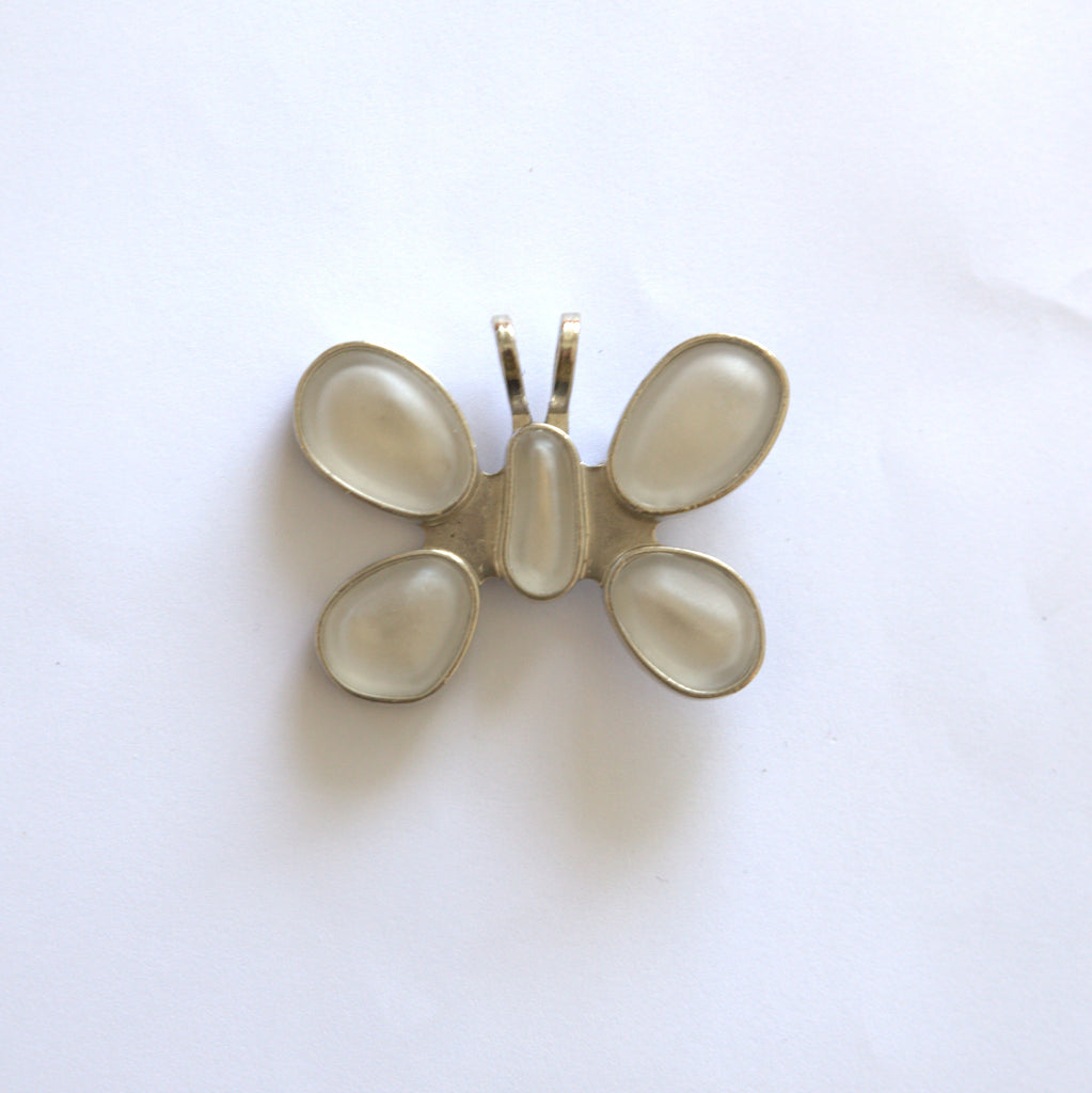 Silver-tone Butterfly Clip/ Pendent by Rebecca Collins